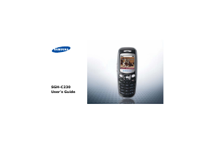 Manual Samsung SGH-C230 Mobile Phone