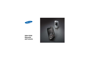 Manuale Samsung SGH-E250W Telefono cellulare