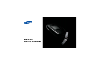 Manuale Samsung SGH-E780 Telefono cellulare