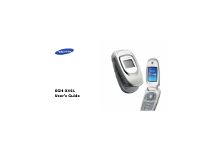 Manual Samsung SGH-X461 Mobile Phone