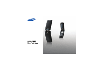 Handleiding Samsung SGH-Z620 Mobiele telefoon