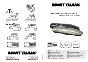 Instrukcja Mont Blanc Triton 450E Box dachowy