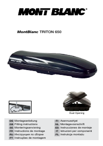 Instrukcja Mont Blanc Triton 650 Box dachowy