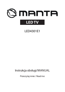 Handleiding Manta LED4301E1 LED televisie