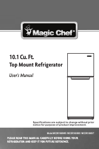 Manual de uso Magic Chef MCDR1000BE Frigorífico combinado