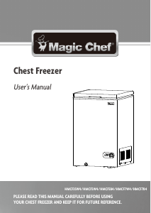 Manual de uso Magic Chef HMCF5B4 Congelador