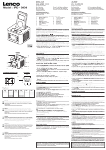 Manual de uso Lenco IPD-3000 Docking station