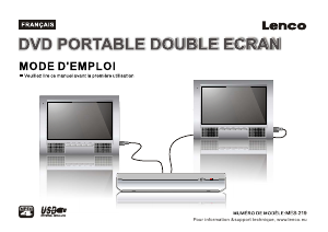 Mode d’emploi Lenco MES-219 Lecteur DVD