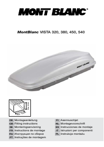 Instrukcja Mont Blanc Vista 450 Box dachowy