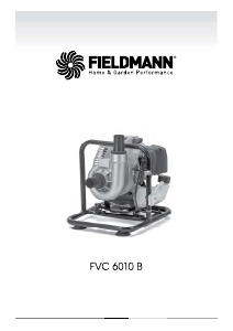 Manual Fieldmann FVC 6010-B Garden Pump