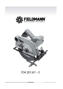 Manuál Fieldmann FDK 201301-E Kotoučová pila