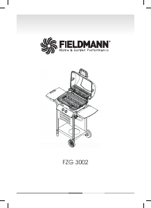 Használati útmutató Fieldmann FZG 3002 Grillsütő