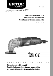 Návod Extol 417200 Multifunkčné náradie