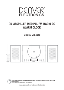 Brugsanvisning Denver MC-5010MK2 Stereo sæt