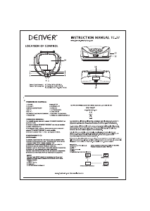 Manual Denver TC-27 Stereo-set