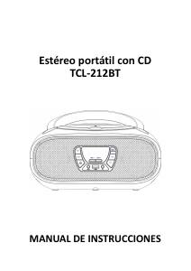 Manual de uso Denver TCL-212BTC Set de estéreo