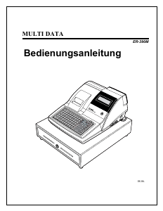 Bedienungsanleitung Multi Data ER-390M Registrierkasse