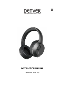 Manual Denver BTH-251 Headphone