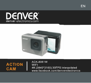 Bruksanvisning Denver ACK-8061W Actionkamera