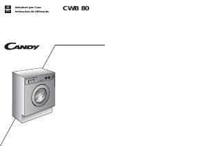 Manuale Candy CWB 80-37S Lavatrice