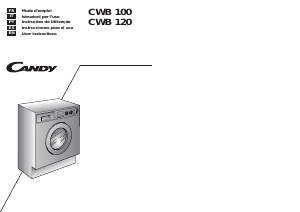 Mode d’emploi Candy CWB 120-80 Lave-linge