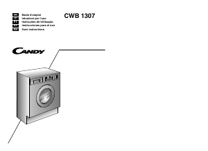 Manual de uso Candy CWB 1307/L-S Lavadora