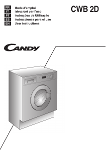 Manuale Candy CWB 1372DN1-S Lavatrice