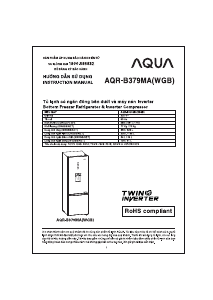 Hướng dẫn sử dụng Aqua AQR-B379MA Tủ đông lạnh