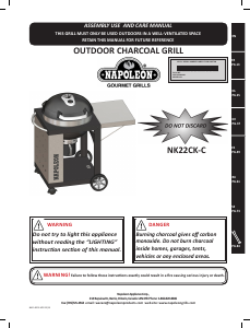 Manual de uso Napoleon NK22CK-C Barbacoa