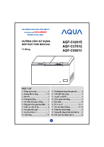 Hướng dẫn sử dụng Aqua AQF-C4201E Tủ đông