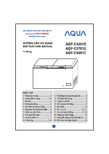 Hướng dẫn sử dụng Aqua AQF-C6901E Tủ đông