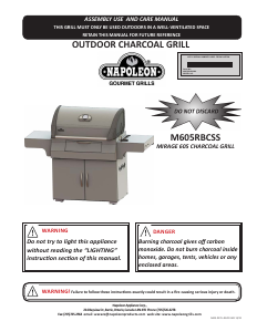 Manual Napoleon PRO605RBCSS Mirage Barbecue