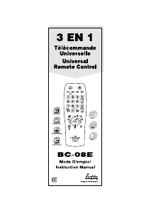 Handleiding IDK BC-08 Afstandsbediening