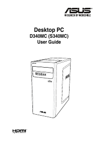 Manual Asus S340MC Desktop Computer