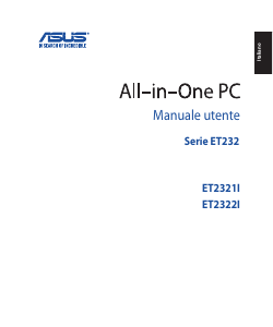 Manuale Asus ET2322INKH Desktop