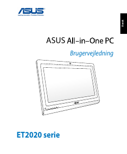 Brugsanvisning Asus ET2020INTI Stationær computer