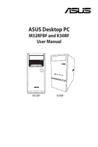 Manual Asus M32BF Desktop Computer