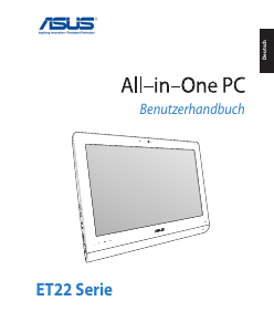 Bedienungsanleitung Asus ET2221AGKR Desktop