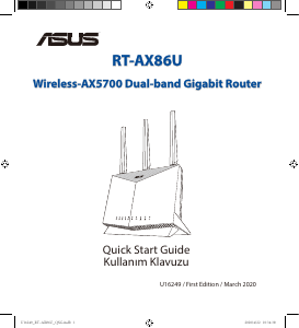 Instrukcja Asus RT-AX86U Router