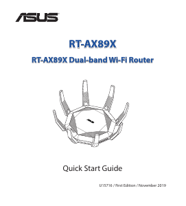 Instrukcja Asus RT-AX89X Router