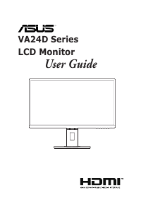 Manual Asus VA24DQLB LCD Monitor