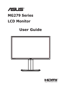 Handleiding Asus MG279Q LCD monitor