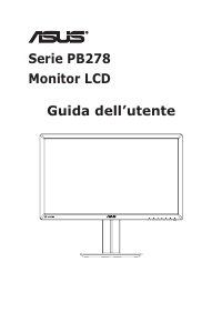 Manuale Asus PB278QR Monitor LCD