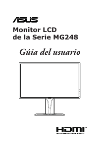 Manual de uso Asus MG248Q Monitor de LCD
