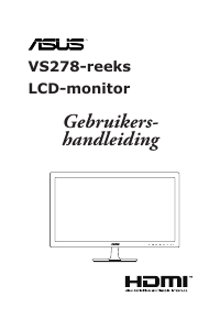 Handleiding Asus VS278H LCD monitor