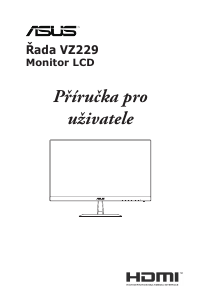 Manuál Asus VZ229HE LCD monitor