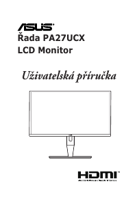 Manuál Asus ProArt PA27UCX-K LCD monitor
