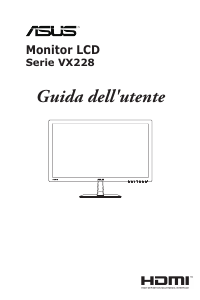 Manuale Asus VX228H Monitor LCD