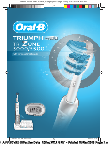 Manuale Oral-B Triumph TriZone 5000 Spazzolino elettrico