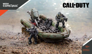 Manual Mega Construx set DPW84 Call Of Duty RIB coastal attack